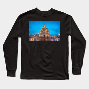 Church of Savior on Spilled Blood in Saint Petersburg, Russia at night Long Sleeve T-Shirt